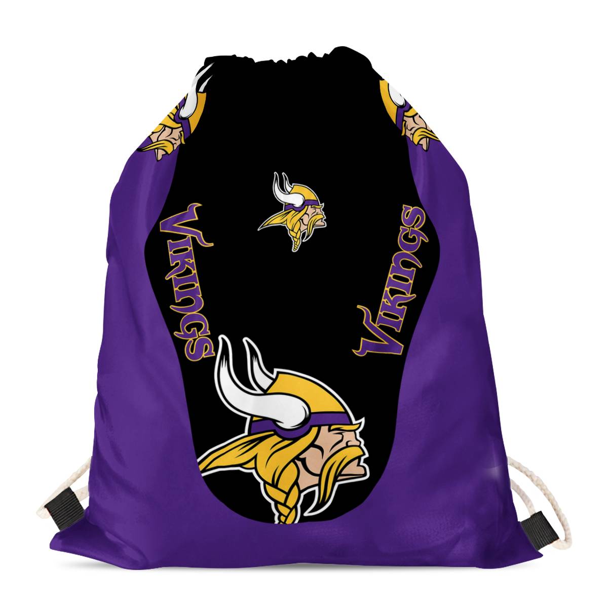 Minnesota Vikings Drawstring Backpack sack / Gym bag 18